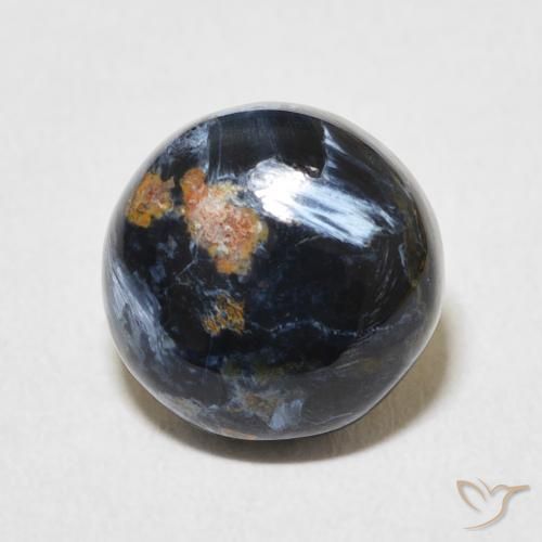 3.61ct Natural Multicolor Pietersita, Redondo, Opaco