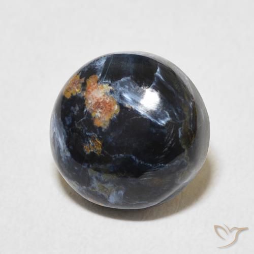 Pietersita Multicolor natural de 3.61 ct, Redondo, Opaco