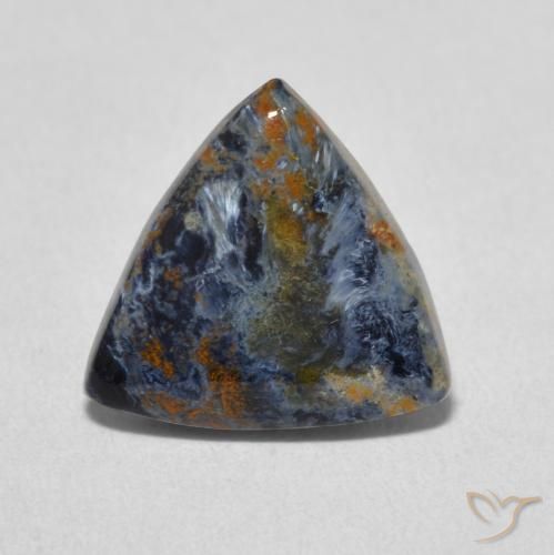 3.10ct Natural Multicolor Pietersita, Trillón, Opaco