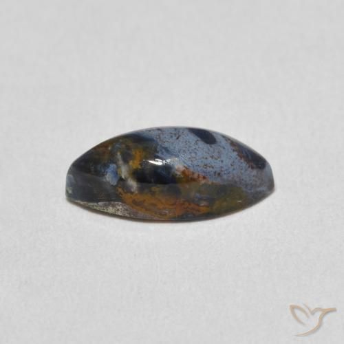 Pietersita Multicolor natural de 1.44 ct, Marquesa, Opaco