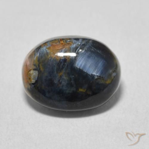 2.66ct Natural Multicolor Pietersita, Ovalada, Opaco