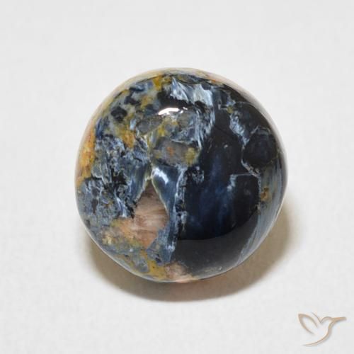 3.10ct Natural Multicolor Pietersita, Redondo, Opaco