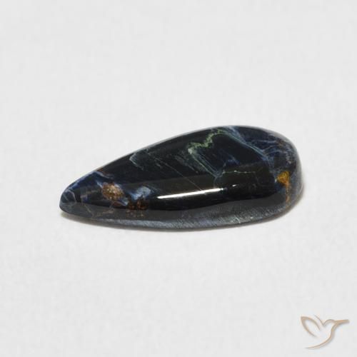 Pietersita Multicolor natural de 1.17 ct, En forma de pera, Opaco