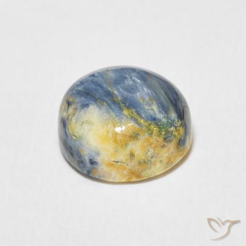 Pietersita Multicolor natural de 2.06 ct, Redondo, Opaco