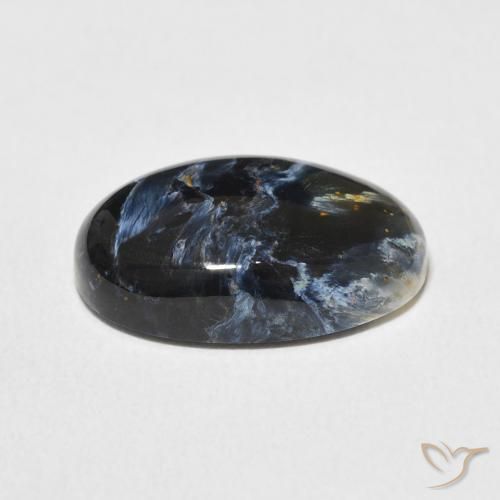 Pietersita Multicolor natural de 7.30 ct, Ovalada, Opaco