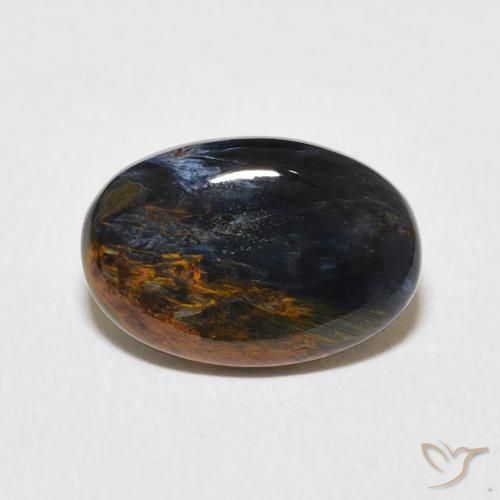 2.74ct Natural Multicolor Pietersita, Ovalada, Opaco