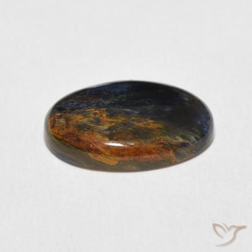 Pietersita Multicolor natural de 2.74 ct, Ovalada, Opaco