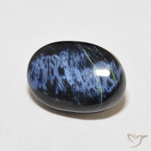 Pietersita Multicolor natural de 5.18 ct, Ovalada, Opaco