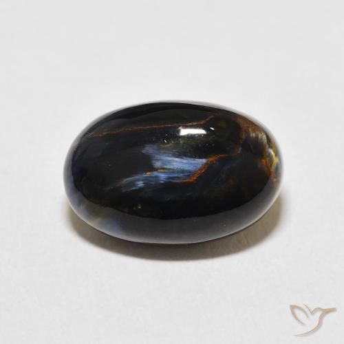 6.38ct Natural Multicolor Pietersita, Ovalada, Opaco