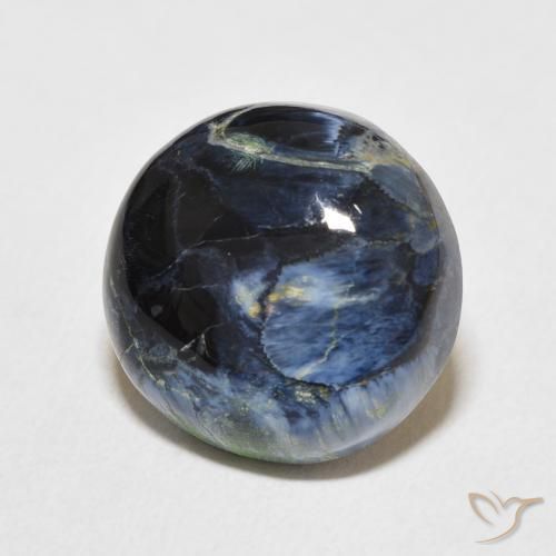Pietersita Multicolor natural de 8.53 ct, Redondo, Opaco