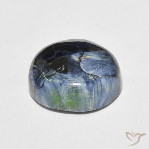 Pietersita Multicolor natural de 8.53 ct, Redondo, Opaco