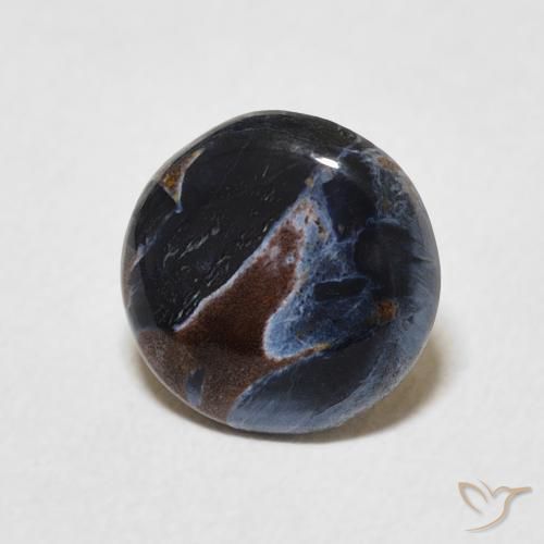 Pietersita Multicolor natural de 1.67 ct, Redondo, Opaco