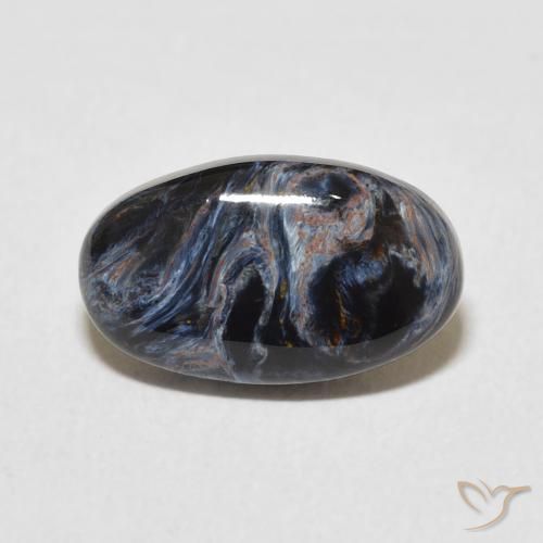 2.98ct Natural Multicolor Pietersita, Ovalada, Opaco