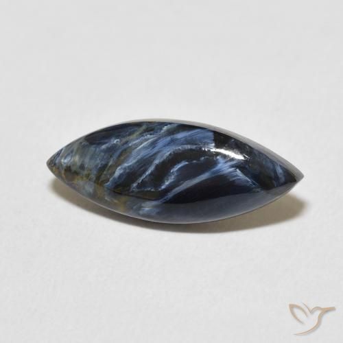 Pietersita Multicolor natural de 3.61 ct, Marquesa, Opaco