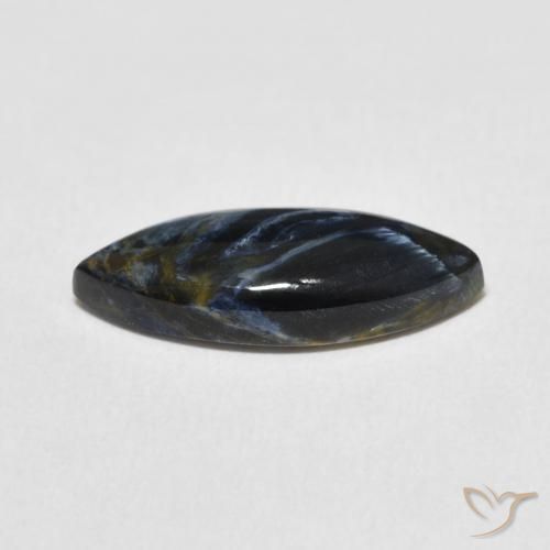 Pietersita Multicolor natural de 3.61 ct, Marquesa, Opaco