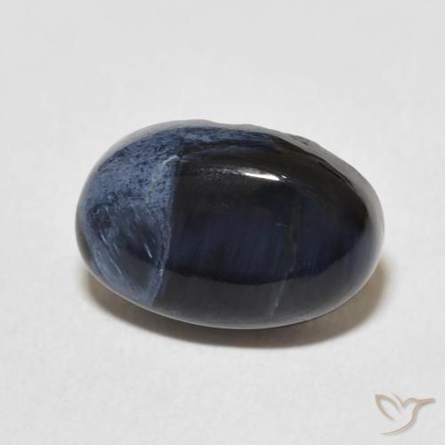 Pietersita Multicolor natural de 5.37 ct, Ovalada, Opaco