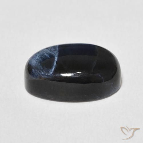Pietersita Multicolor natural de 5.37 ct, Ovalada, Opaco