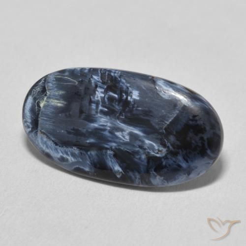 Pietersita Multicolor natural de 5.06 ct, Ovalada, Opaco