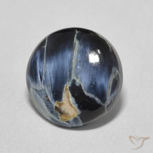 Pietersita Multicolor natural de 3.64 ct, Redondo, Opaco