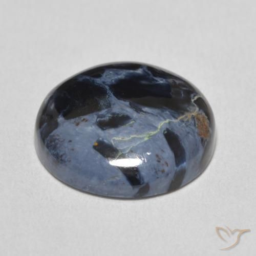 Pietersita Multicolor natural de 6.26 ct, Redondo, Opaco