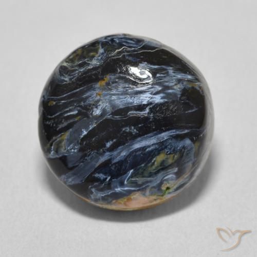 6.13ct Natural Multicolor Pietersita, Redondo, Opaco