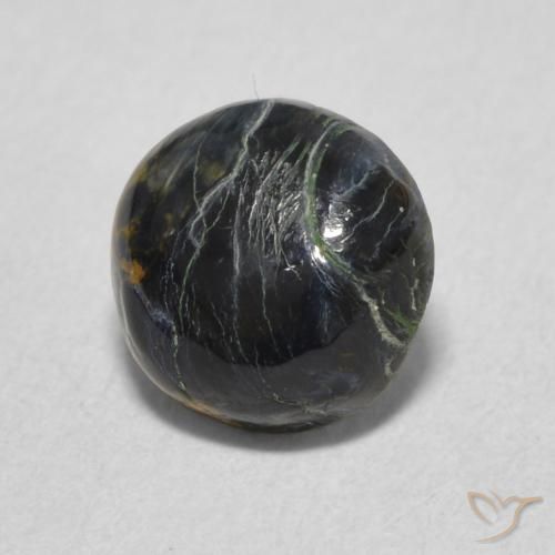 Pietersita Multicolor natural de 1.39 ct, Redondo, Opaco