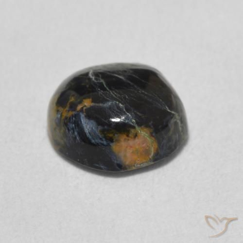 Pietersita Multicolor natural de 1.39 ct, Redondo, Opaco