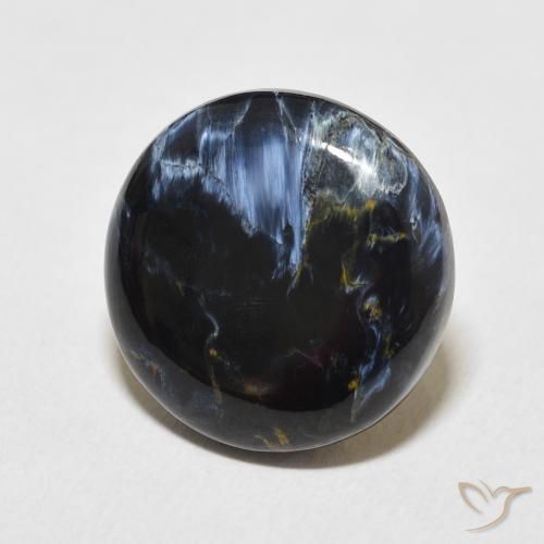 Pietersita Multicolor natural de 7.82 ct, Redondo, Opaco