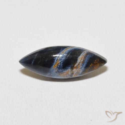 2.11ct Natural Multicolor Pietersita, Marquesa, Opaco
