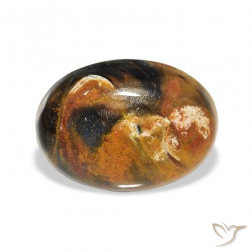 10.45ct Natural Multicolor Pietersita, Ovalada, Opaco