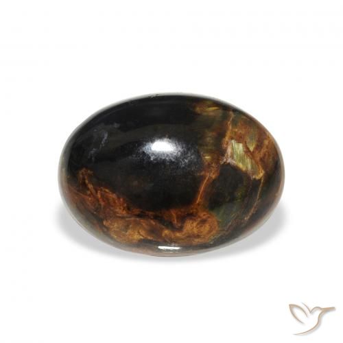 4.77ct Natural Multicolor Pietersita, Ovalada, Opaco