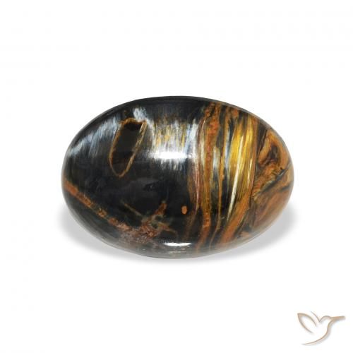 4.31ct Natural Multicolor Pietersita, Ovalada, Opaco