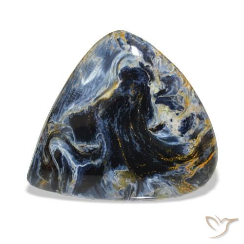 43.05ct Multicolor Pietersita, En forma de pera, Opaco