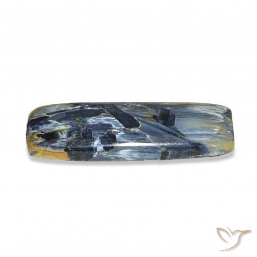 Pietersita Multicolor natural de 23.52 ct, Corte Baguette, Opaco