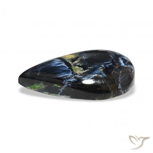 Pietersita Multicolor natural de 9.08 ct, En forma de pera, Opaco