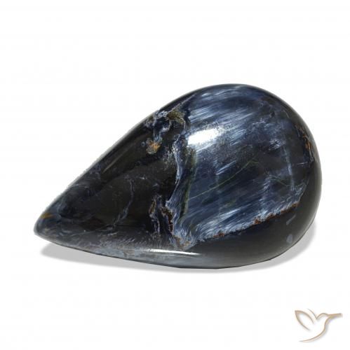 6.89ct Multicolor Pietersita, En forma de pera, Opaco