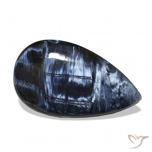 6.31ct Multicolor Pietersita, En forma de pera, Opaco