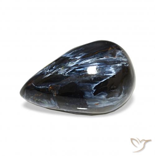 5.13ct Multicolor Pietersita, En forma de pera, Opaco