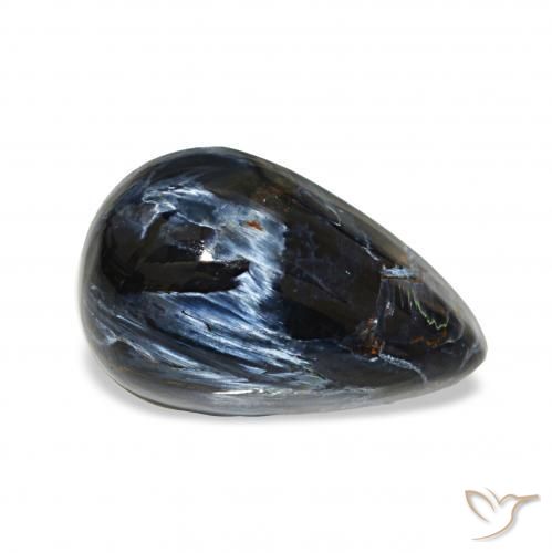 Pietersita Multicolor natural de 5.13 ct, En forma de pera, Opaco