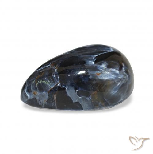 Pietersita Multicolor natural de 5.13 ct, En forma de pera, Opaco