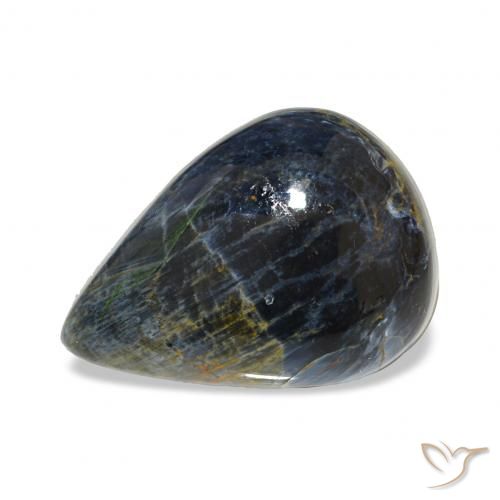 6.23ct Multicolor Pietersita, En forma de pera, Opaco