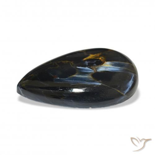 Pietersita Multicolor natural de 11.08 ct, En forma de pera, Opaco