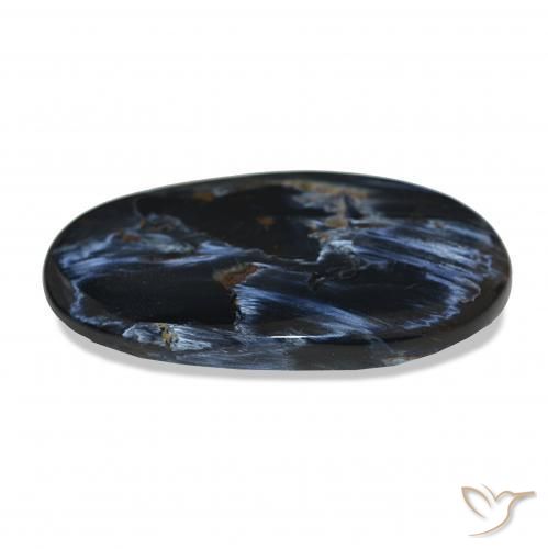 Pietersita Multicolor natural de 8.16 ct, Ovalada, Opaco