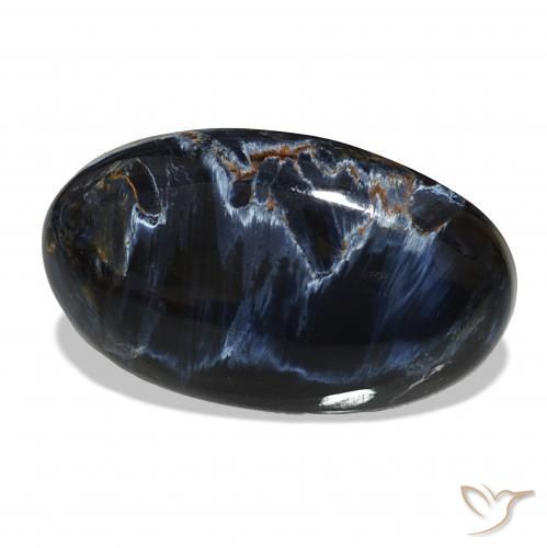 Pietersita Multicolor natural de 7.74 ct, Ovalada, Opaco