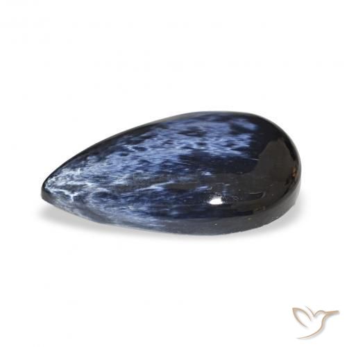 Pietersita Multicolor natural de 5.10 ct, En forma de pera, Opaco