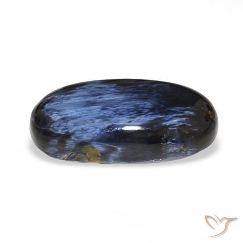 Pietersita Multicolor natural de 10.58 ct, Ovalada, Opaco