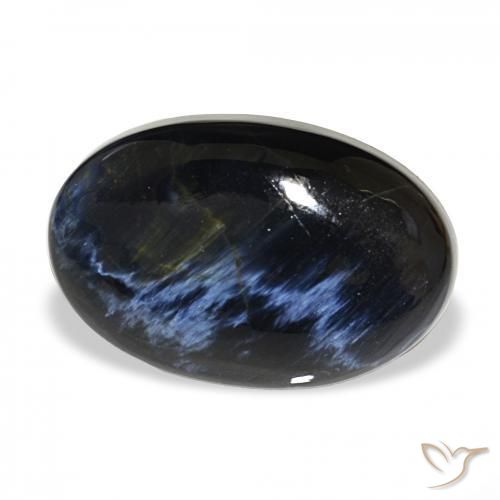 Pietersita Multicolor natural de 11.68 ct, Ovalada, Opaco