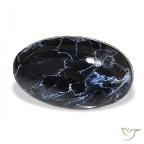 Pietersita Multicolor natural de 13.85 ct, Ovalada, Opaco