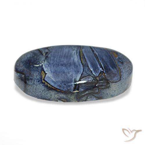 Pietersita Multicolor natural de 10.40 ct, Ovalada, Opaco