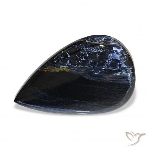Pietersita Multicolor natural de 17.84 ct, En forma de pera, Opaco